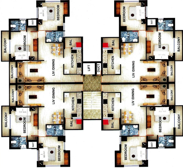 Floor Plan of Pal Heramb in Bicholim, Goa - Image 41988