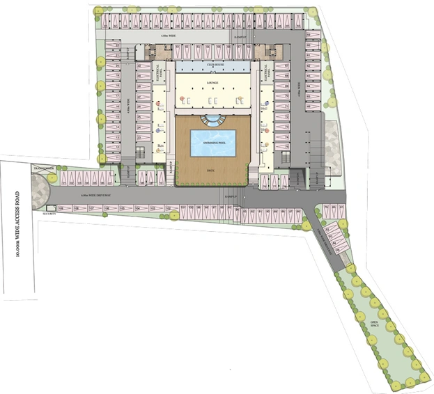 Master Plan of Heritage The Bosque in Mapusa, Goa - Image 100073