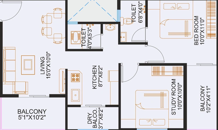 2 BHK Flat in Nexus Atrium in Moshi, Pune - Image 429676