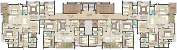 Floor Plan of R.C. Tiara Residence in Bicholi Hapsi, Indore - Image 1260