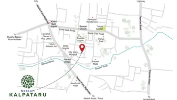 Location of Neelam Kalpataru - Image 13762
