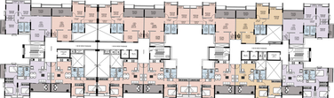 Floor Plan of Kamalraj Datta Vihar in Moshi, Pune - Image 15100