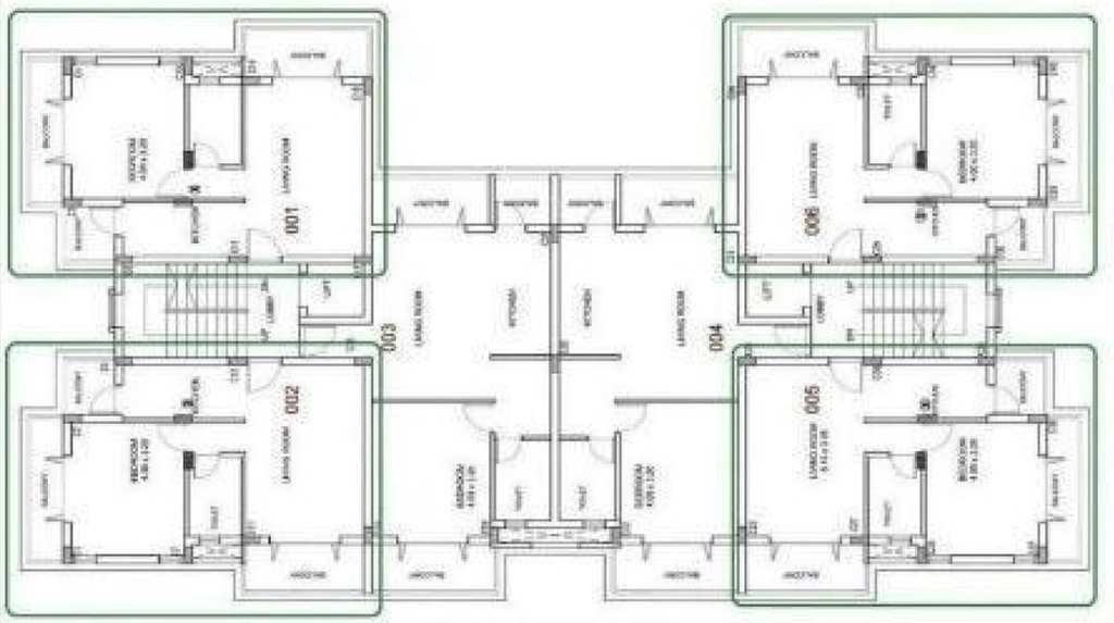 Floor Plan of Sabh Casa Oceana in Calangute, Goa - Image 42572