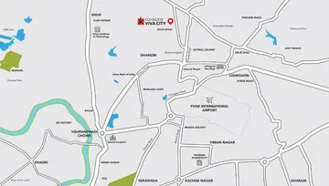 Location of Kohinoor Viva City - Image 15090