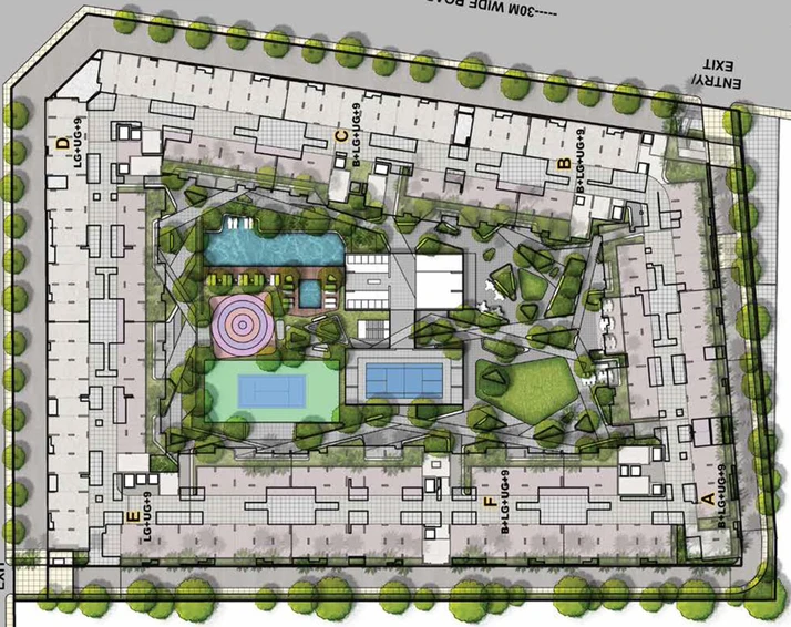Master Plan of Kohinoor Viva City in Dhanori, Pune - Image 15092