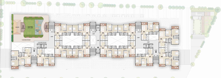 Master Plan of Yogeshwar Shivalik Skygreen in Pathardi Phata, Nashik - Image 14047