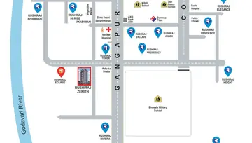 Location of Rushiraj Zenith - Image 120825