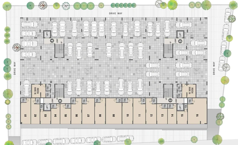 Master Plan of Yogeshwar Shivalik Sankul in Indira Nagar, Nashik - Image 14106