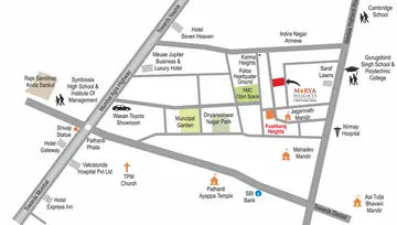 Location of Jaap Morya Heights - Image 14264