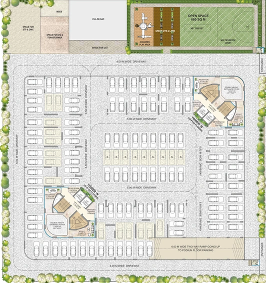 Master Plan of Antonia The Sky Villa in Govind Nagar, Nashik - Image 14370