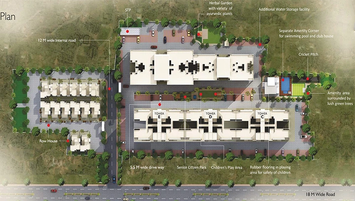 Master Plan of Krisala 41 Estera in Punawale, Pune - Image 15022