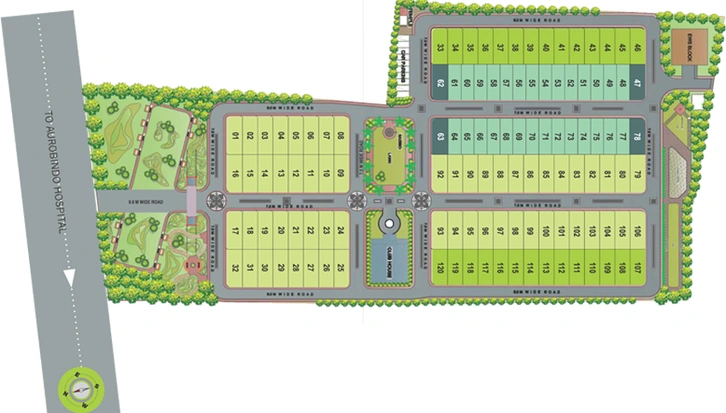 Master Plan of NM London Villas in Bhawrasla, Indore - Image 53134