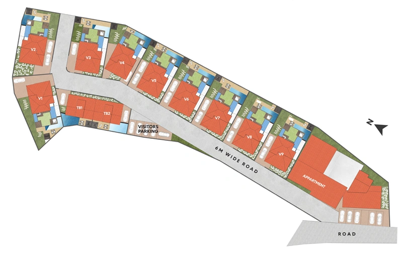 Master Plan of Samava Merak in Pernem, Goa - Image 43197