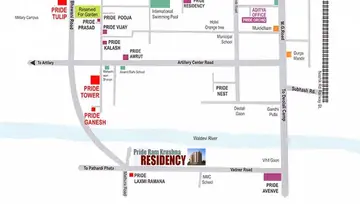 Location of Pride Ram Krishna Residency - Image 14484