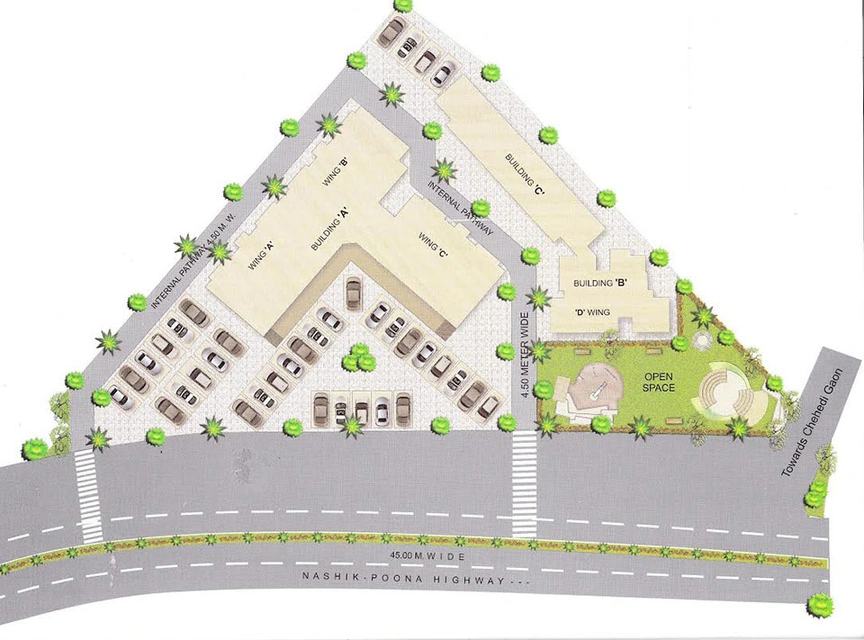 Master Plan of Aditya Pride Sai Darshan in Nashik Road, Nashik - Image 14559