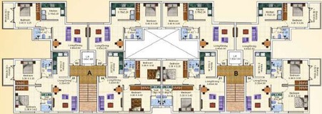 Floor Plan of Kuteer Kunj in Mapusa, Goa - Image 43682