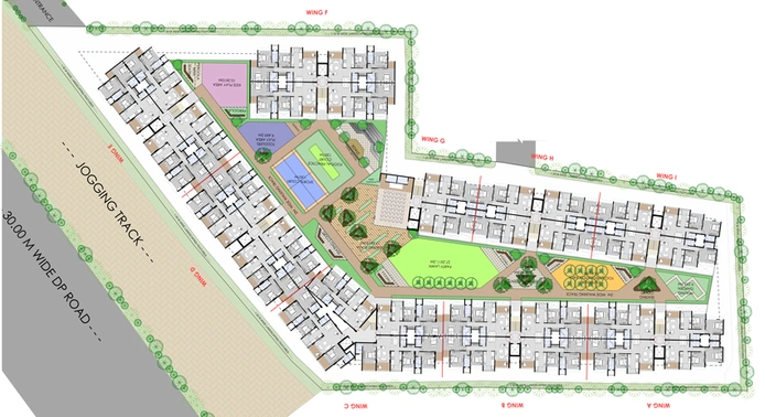 Master Plan of Shreeji Celestia in Govind Nagar, Nashik - Image 102326