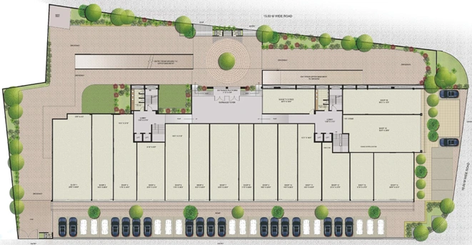 Master Plan of Shreeji Jay Shankar Towers in Dwarka, Nashik - Image 14665