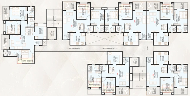 Floor Plan of Sukhwani Araya in Rahatani, Pune - Image 15369