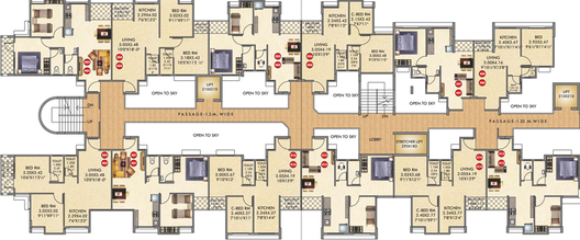 Floor Plan of Nirman Dwarkapuram in Dwarka, Nashik - Image 14740
