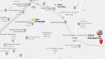 Location of Gajra Nandanvan - Image 96037