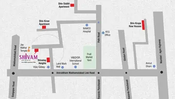 Location of Om Shivam Heights - Image 15169