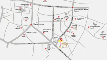 Location of Kukreja Paris City - Image 93811