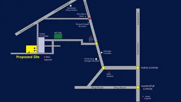 Location of Hare Krishna Gokul Enclave - Image 12418