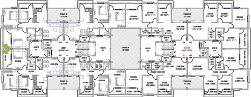 Floor Plan of Shree Ganesh Sanidhya in Koradi Road, Nagpur - Image 12446