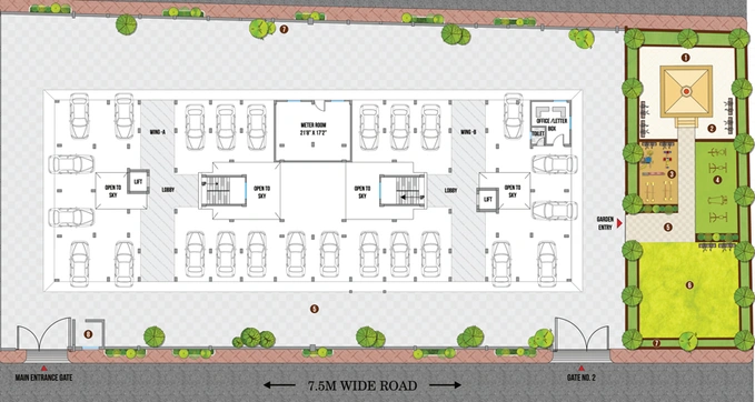 Master Plan of Shree Ganesh Sanidhya in Koradi Road, Nagpur - Image 12447