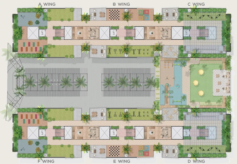 Master Plan of Mahalaxmi Palmtown in Mahatma Nagar, Nashik - Image 15958