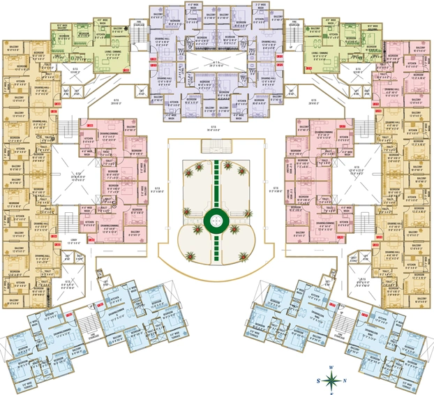 Floor Plan of Shree Siddheshwar Nagar 2 in Besa, Nagpur - Image 12469