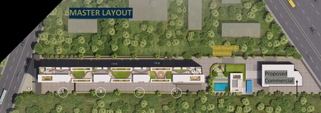 Master Plan of Space 64 Meridien in Ravet, Pune - Image 15219