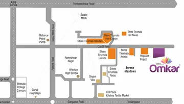 Location of Shree Tirumala Omkar - Image 16074