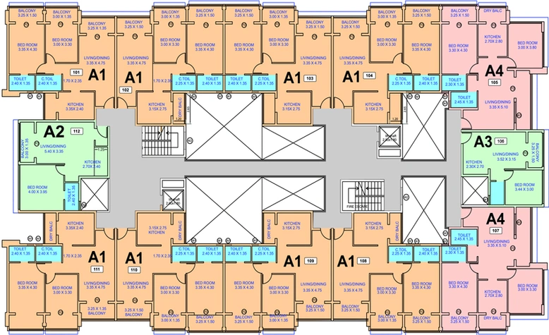 Floor Plan of Shree Maa Ishta in Dabolim, Goa - Image 761
