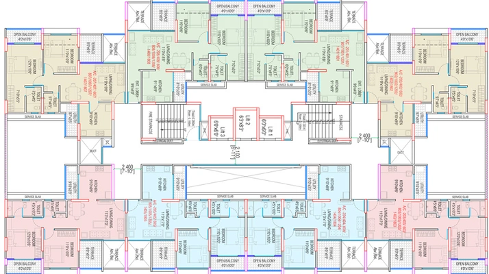 Floor Plan of Rohan Silver Gracia in Ravet, Pune - Image 15156