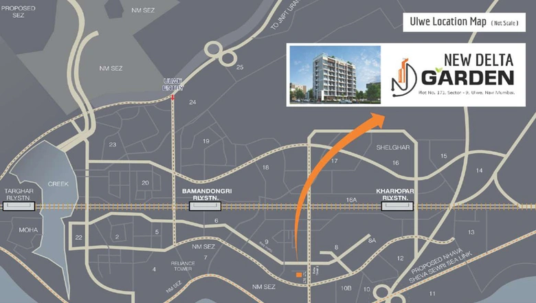 Location of Gajanand ND Garden in Ulwe, Navi Mumbai - Image 36755