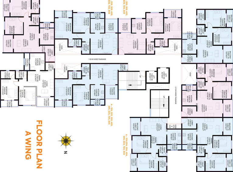 Floor Plan of Venkateshwara Royal Ishana in Thergaon, Pune - Image 15514