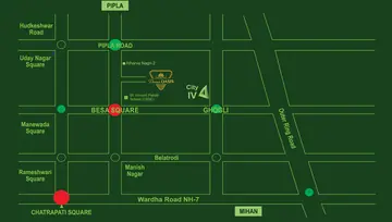 Location of Shreeji Dream Oasis - Image 12650