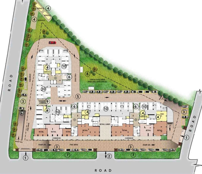 Master Plan of Prestige Ocean Crest in Dona Paula, Goa - Image 780