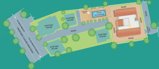 Master Plan of Saldanha Annette Grande in Baga, Goa - Image 44386