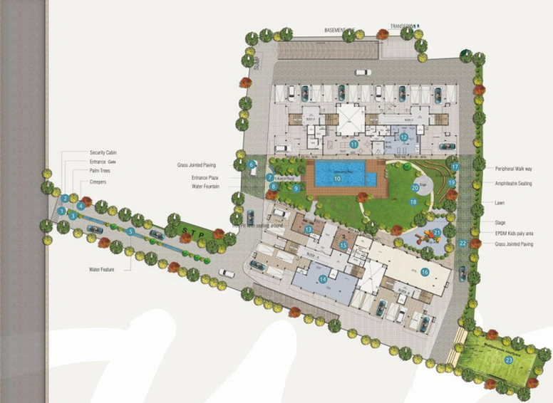 Master Plan of Purple Amour in Mapusa, Goa - Image 100398