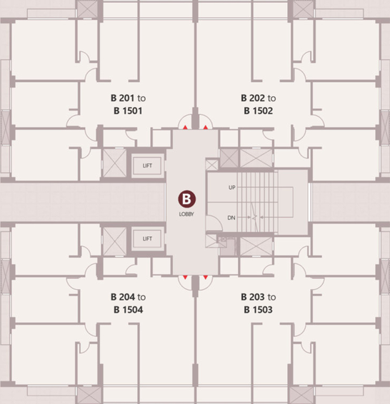 Floor Plan of NCON Hrudhya in Sargasan, Gandhinagar - Image 867