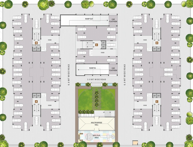 Master Plan of Shiv Shivalik Sky in Pethapur, Gandhinagar - Image 945