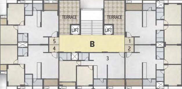 Floor Plan of Dev Aalay in Sargasan, Gandhinagar - Image 886