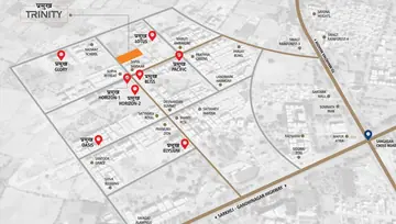 Location of Pramukh Trinity - Image 55551