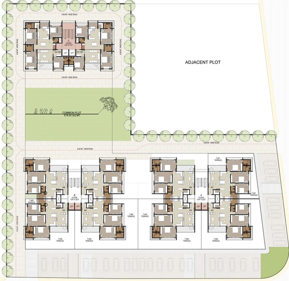 Master Plan of Pashupati Sant Vihar 3 in Koba, Gandhinagar - Image 30154