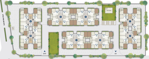 Master Plan of Polaris Sparsh in Randheja, Gandhinagar - Image 30245
