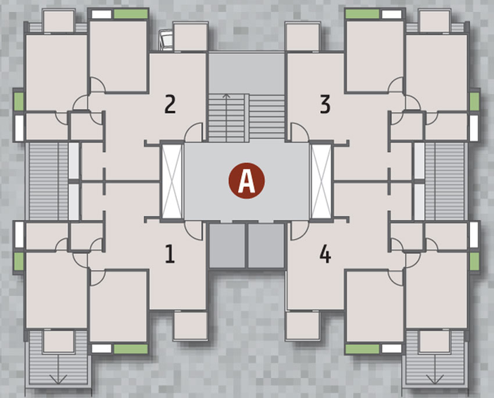 Floor Plan of Swagat Kingsland in Sargasan, Gandhinagar - Image 30331