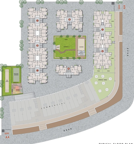 Master Plan of Swagat Kingsland in Sargasan, Gandhinagar - Image 30332
